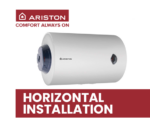 Ariston Water Heater Horizontal BLU R 100H, 100 L 2