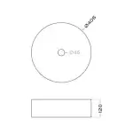 Orology Round Countertop Wash Basin5