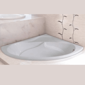 Leena corner bathtub size