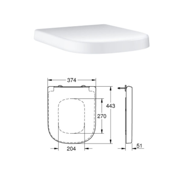 WC SEAT SOFT CLOSE 2