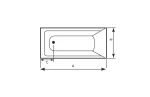 Rufina Acrylic Bathtub 160x70 4