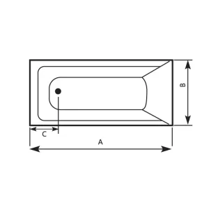 Rufina Acrylic Bathtub 160x70 4